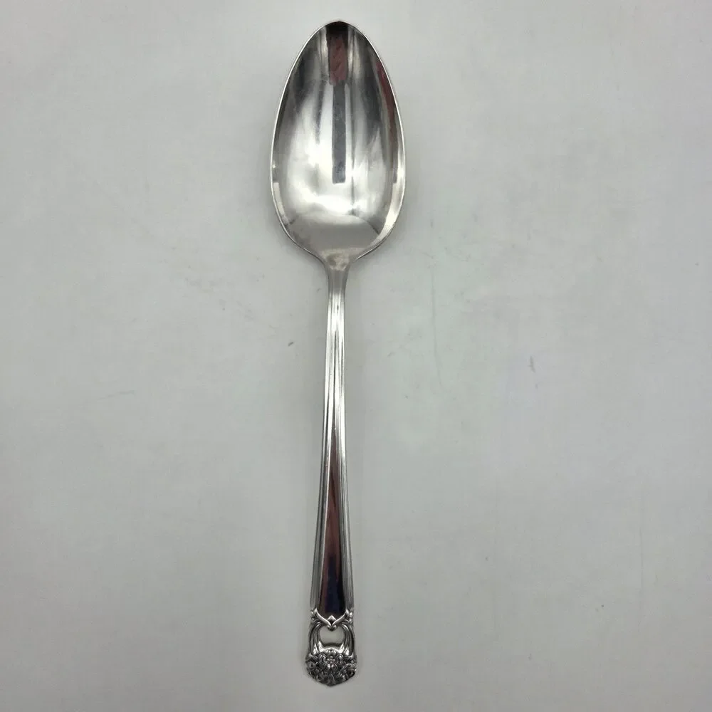 1847 Rogers Bros ETERNALLY YOURS Serving Spoon 8 3/8